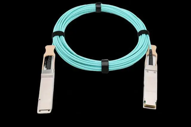 Alt view image 5 of 7 - 100G QSFP28 to QSFP28 Active Optical Cable(AOC Cable),MMF AOC 1 Meter (3.3ft),Compatible with Cisco