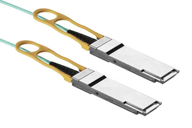 Alt view image 6 of 7 - 100G QSFP28 to QSFP28 Active Optical Cable(AOC Cable),MMF AOC 1 Meter (3.3ft),Compatible with Cisco