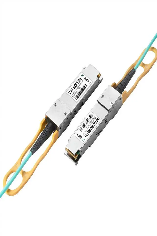 Alt view image 7 of 7 - 100G QSFP28 to QSFP28 Active Optical Cable(AOC Cable),MMF AOC 1 Meter (3.3ft),Compatible with Cisco