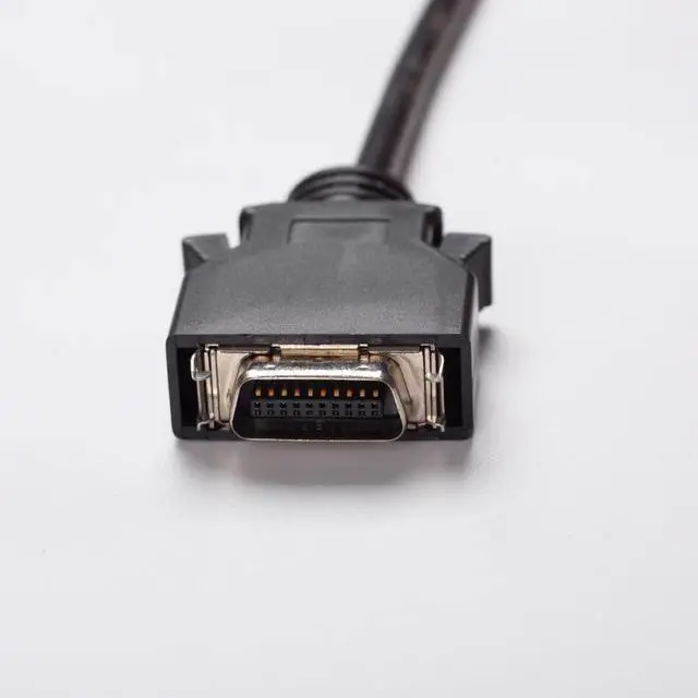 Alt view image 3 of 5 - USB-MR-CPCATCBL3M for Servo MR-J2S/J2 Debug Cable Communication Data Download Cable Programming Cable Transmission Stable Gold-Plated Plug Stable Model FT232RL Chip Black 3 Meter