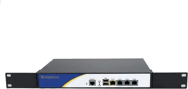 Alt view image 2 of 2 - Wintertion1U/Desktop/Rackmount Firewall Hardware,OPNsense, VPN, Network Security Appliance, Router PCN2600 D2700, 4 x Gigabit LAN, COM, VGA, Fan, 0 RAM, 0 Storage (Desktop Type, 4G RAM 64G SSD)