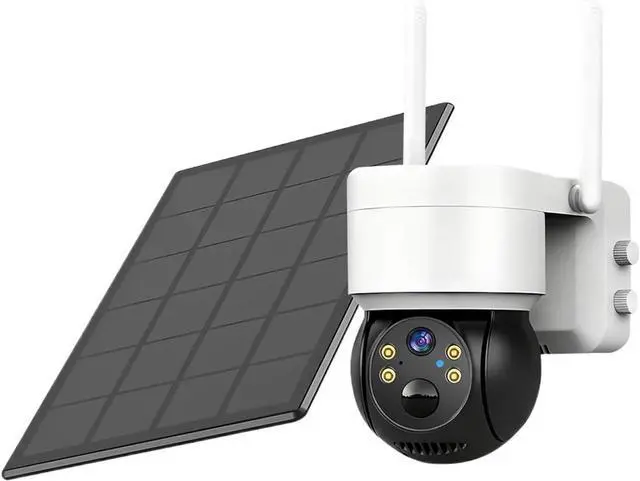 Main image of 8MP 4K Solar PTZ Security Camera Outdoor WiFi Wireless IP Cam Built-in Battery Long Standby Surveillance