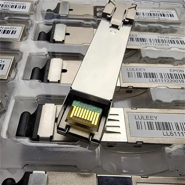 Alt view image 5 of 5 - LTE4302M-BC+ EPON OLT SFP Px20+ Optical Fiber Module 4dB SC GBIC Port 20km 1.25G OLT Equipment Compatible H3C BDCOM Fiberhome (Size : 4pcs EPON 3-5dB)