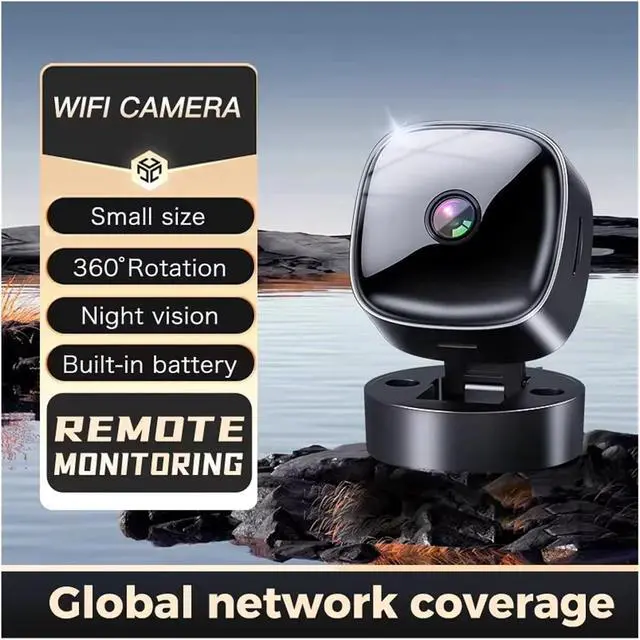 Alt view image 5 of 7 - USB Powered Mini WiFi Security Camera, HD Night Vision Motion Detection Wireless Wall Mount Home Anti-Theft Cam(S1 Only Camera)