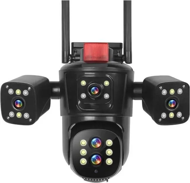 Main image of 20MP Four Screens WiFi IP Camera Outdoor 10X Optical Zoom Five Lens PTZ Auto Tracking Waterproof CCTV Camera