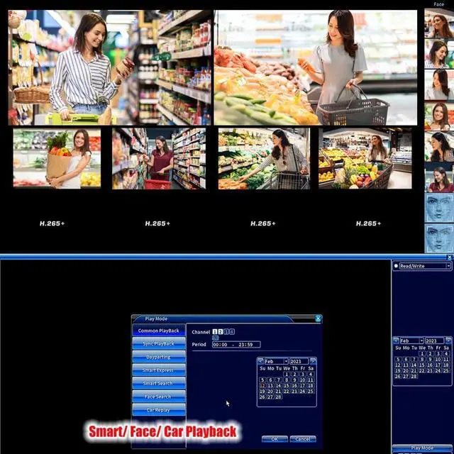 Alt view image 4 of 7 - 265X 4CH 1080P IP DVR Board XMEYE NVR 4 Channels 6 in 1 AHD TVI CVI Hybrid DVR Recorder Board for CCTV System