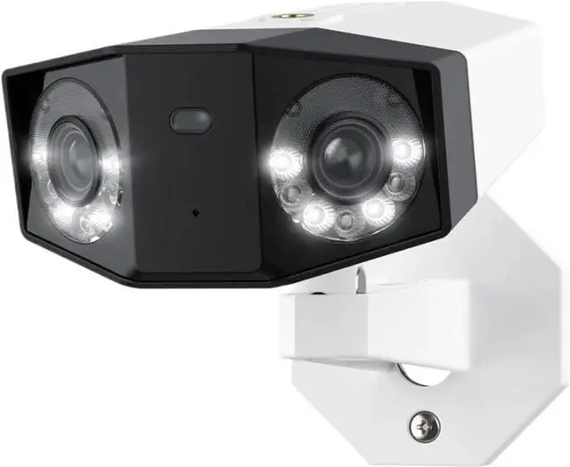 Main image of 4K UHD Dual-Lens Security Camera 16MP Duo Series PoE IP Camera 180° Panoramic View Home Video Surveillance Cameras