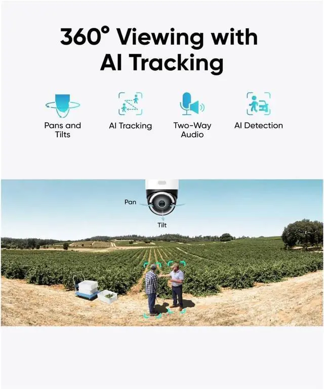 Alt view image 6 of 7 - Security 4G LTE Cam S330 4K Cellular Solar Security Cameras Wireless Outdoor Pan & Tilt 4G Wi-Fi Duo-Mode Surveillance