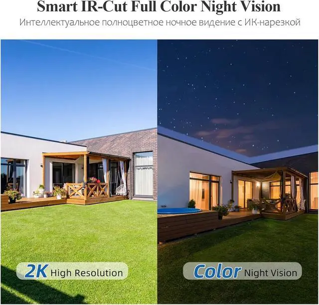 Alt view image 5 of 6 - 3MP Solar Battery IP Camera Outdoor Security WiFi PIR Camera Two Way Human Detection Support