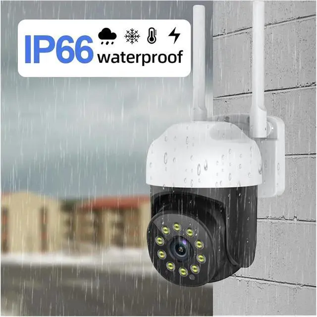 Alt view image 6 of 6 - 5MP WiFi IP Camera Color Night Vision Outdoor Auto Tracking Wireless PTZ CCTV Security Surveillance Camera Smart Life Cam
