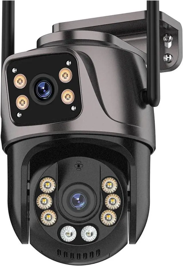 Main image of 4K 8MP Outdoor WiFi IP Camera Dual Lens Security Camera 3K Dual Screen Human Dection Waterproof Camera PTZ Surveillance
