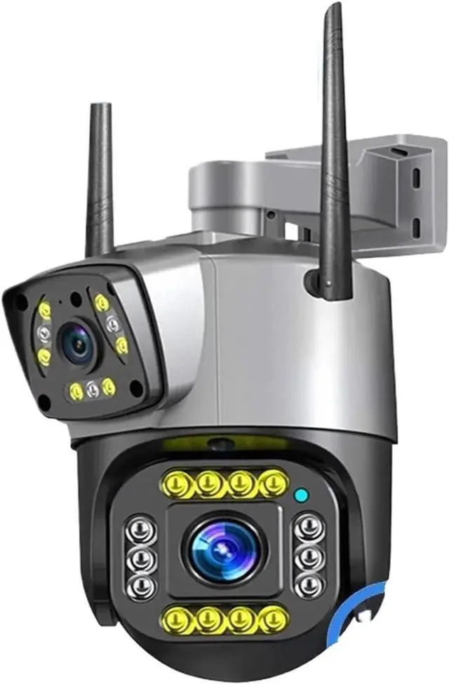 Main image of Dual Lens 4G IP Camera WiFi 8MP 4K Surveillance Cameras Outdoor Smart Home Night Vision V380 Digital Zoom CCTV Camara