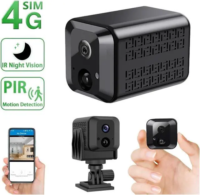 Alt view image 3 of 7 - 4G/WiFi HD 1080P Security Camera: Night Vision, Secret Video Protection and Motion Detection for Reliable Surveillance