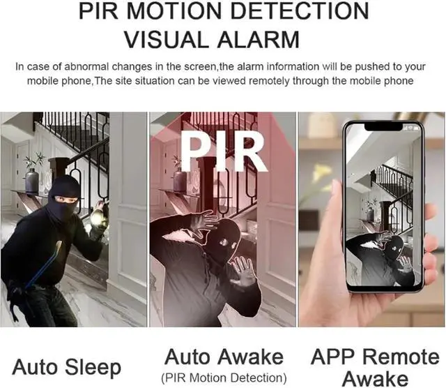 Alt view image 5 of 7 - 4G/WiFi HD 1080P Security Camera: Night Vision, Secret Video Protection and Motion Detection for Reliable Surveillance