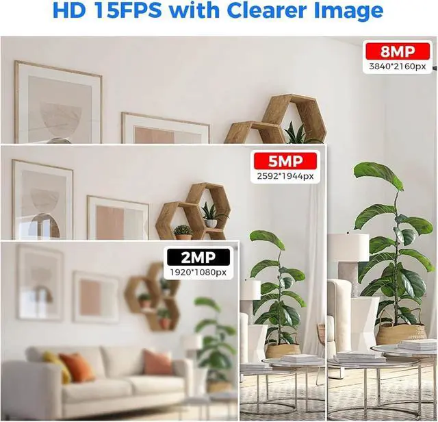 Alt view image 6 of 6 - 5MP 8MP 4K POE IP Camera CCTV Surveillance Dome Surveillance Camera Two Way Audio Face Detection Night Vision Cam