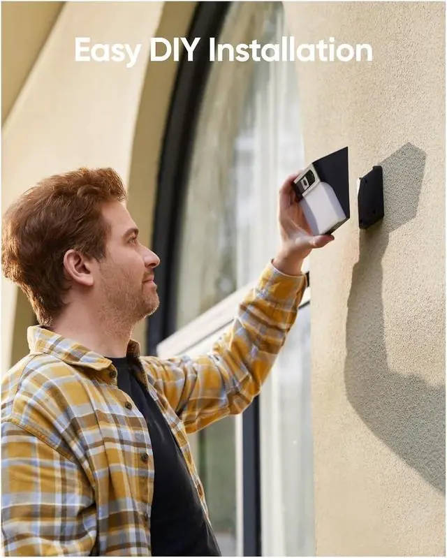 Alt view image 5 of 6 - Security Solar Wall Light Cam S120 Solar Security Camera Wireless Outdoor Camera 2K Camera Forever Power