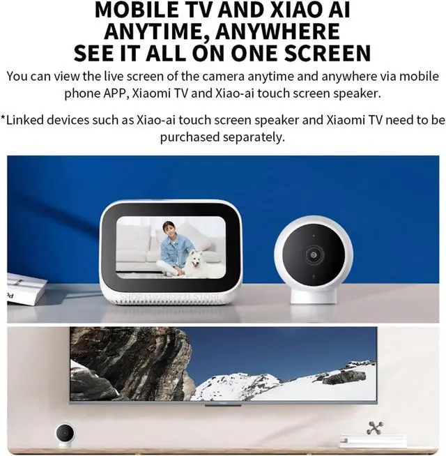 Alt view image 3 of 6 - Smart IP Camera Standard Edition 2K HD Night Vision CCTV Voice Intercom AI Alarm Magnetic Base Home WiFi Videcam
