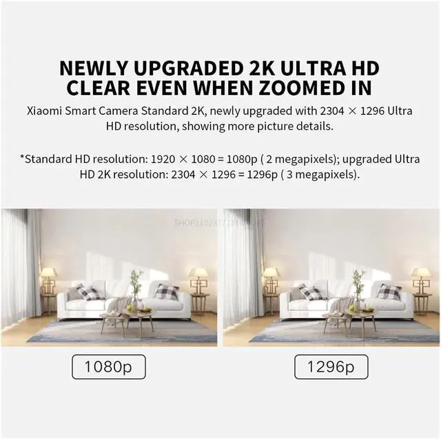 Alt view image 2 of 6 - Smart IP Camera Standard Edition 2K HD Night Vision CCTV Voice Intercom AI Alarm Magnetic Base Home WiFi Videcam