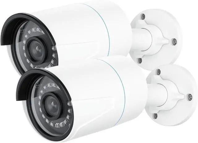 Main image of Smart Security Camera 5MP PoE Outdoor Night Vision IP Cam Person/Vehicle Detection Home Surveillance Camera