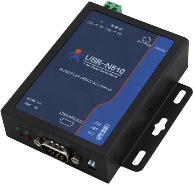Main image of USR-N510-H7 1 RS232/485/422 to Ethernet Device Server Modbus to MQTT IoT Gateway X 1 Set