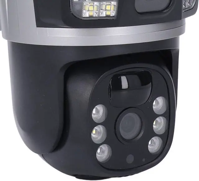 Alt view image 2 of 7 - 4MP Solar Powered Outdoor Security Camera with 7.5W Panel, 360° PTZ View, 4G Connectivity, Full - Color Night Vision, Motion Tracking & 2 - Way Talk for Home and Business Surveilla