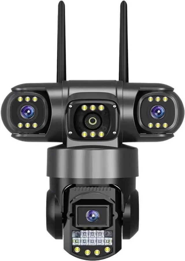 Main image of 3 Lens Video Surveillance Camera WiFi Network CCTV Camera 4G SIM Card Wireless 360 Monitor Outdoor Waterproof Security Cameras
