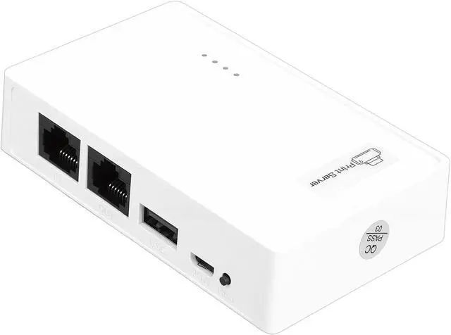 Alt view image 5 of 7 - Bewinner Wireless Print Server for USB Printer, WiFi Printer Sharer Receiver with USB Port, Stable Network Print Server Support for OS X, Compatible with, Multi