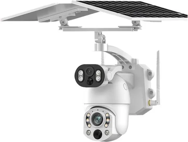 Main image of 4g SIM HD Security Solar Camera 50X Optical Zoom Wireless Outdoor Two-Way Intercom WiFi Surveillance Camera Dual Lens