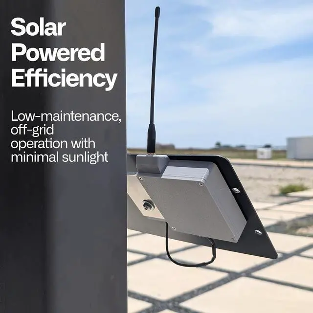 Alt view image 5 of 7 - Relay Lite nRF52 Solar LoRa Mesh Repeater, Meshtastic ATAK Version, Magnetic Mount Kit, Mesh Network Extender, 7W Solar Panel, IP65 Enclosure, 915 MHz Antenna, Low Power Mode, 22 dBm
