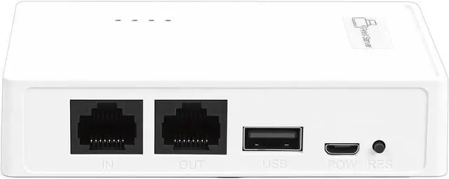 Alt view image 3 of 7 - LICAEVEY Print Server, Wireless WiFi Printer Server with USB Port, USB Printer Sharer Receiver for Office Network