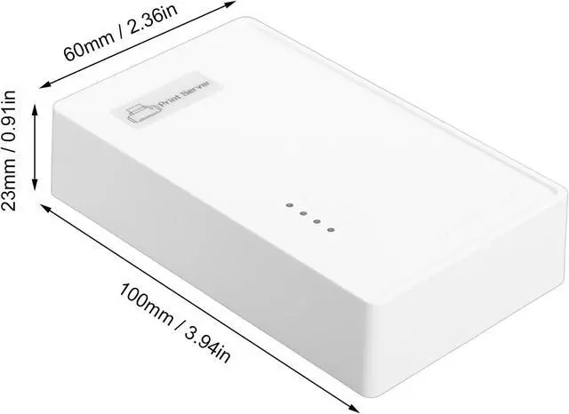 Alt view image 7 of 7 - LICAEVEY Print Server, Wireless WiFi Printer Server with USB Port, USB Printer Sharer Receiver for Office Network