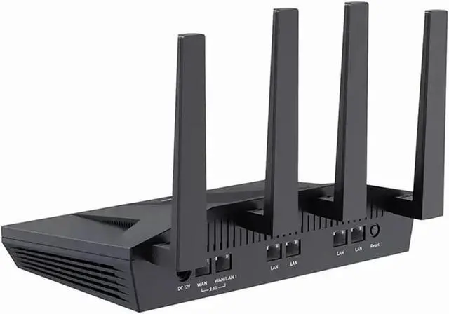Alt view image 3 of 7 - GL.iNet Flint 2 (GL-MT6000) Enrutador Doméstico Yd Oficina,tecnología Wi-Fi 6 De 8 Transmisiones OpenWrt Puertos Ethernetde2,5G