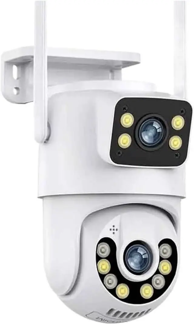 Main image of Outdoor Security IP Camera 4K 8MP HD Dual Lens External WiFi PTZ Camera Auto Tracking Street Surveillance Camera