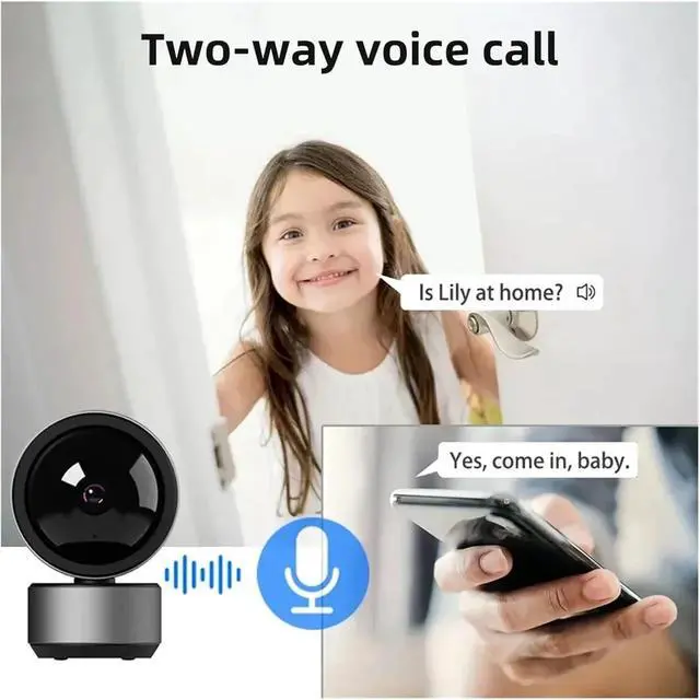 Alt view image 3 of 7 - 5MP IP Camera WiFi Smart Home HD Night Vision Two Way Audio Auto Tracking Cloud Smart Home Camera