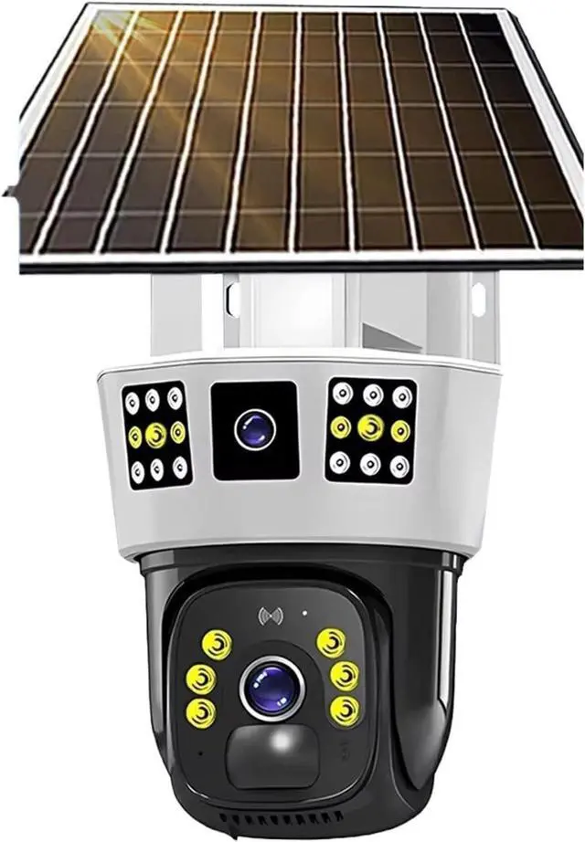 Main image of 6K 12MP HD Solar Camera 4G Card WiFi Outdoor IP Wireless Security CCTV Surveillance PTZ Night Vision PIR Human Detection Cam