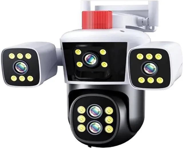 Main image of 10K 20MP WiFi Security Camera Outdoor Three Screen 360° PTZ View Surveillance CCTV Camera IPC360 Home