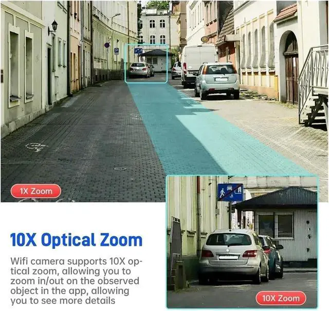 Alt view image 2 of 6 - 10K 20MP WiFi Security Camera Outdoor Three Screen 360° PTZ View Surveillance CCTV Camera IPC360 Home