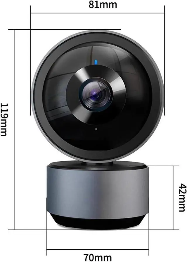 Alt view image 7 of 7 - 5MP IP Camera WiFi Smart Home HD Night Vision Two Way Audio Auto Tracking Cloud Smart Home Camera