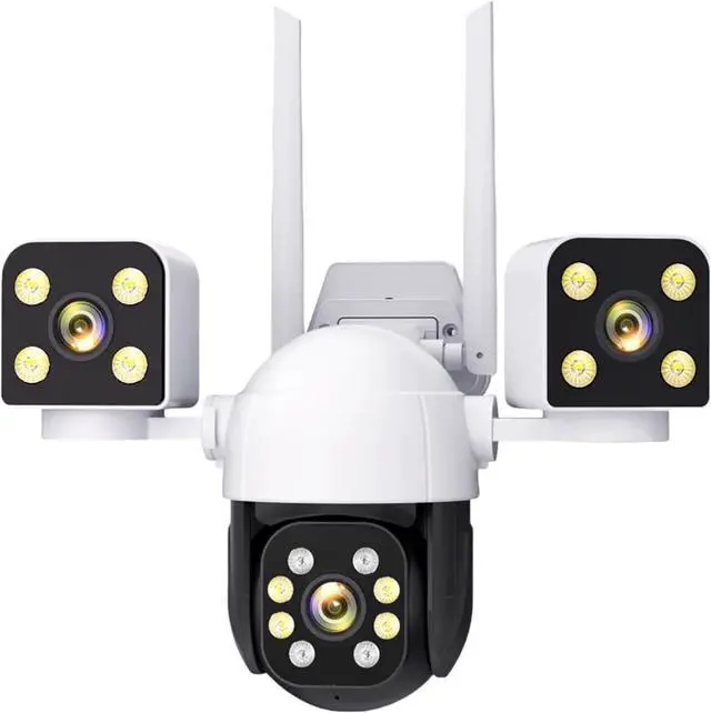 Main image of Smart Home 900W WiFi Security Camera with 360 Degree Outdoor Surveillance Full Color Night Vision Alarm Sound Effect