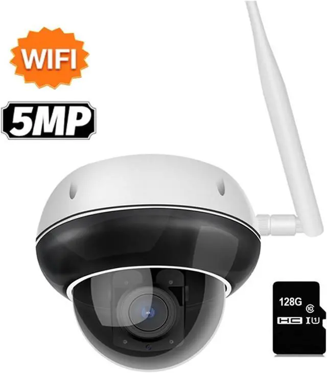 Alt view image 2 of 7 - PTZ Dome Camera Humanoid Tracking 4K 8MP HD WiFi IP Camera Outdoor Metal Shell Waterproof Security CCTV Camera H.265
