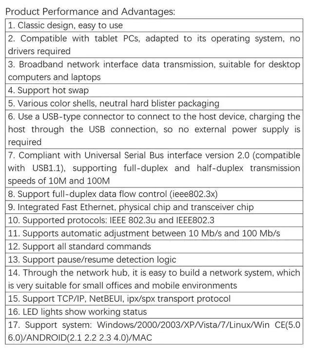 Alt view image 3 of 3 - 10/100M ASIX AX88772C CHIP USB 2.0 ETHERNET Adapter Network Card USB 2.0 to RJ45 LAN GIGABIT Internet Adapter Converter for PC(Micro USB to RJ45)