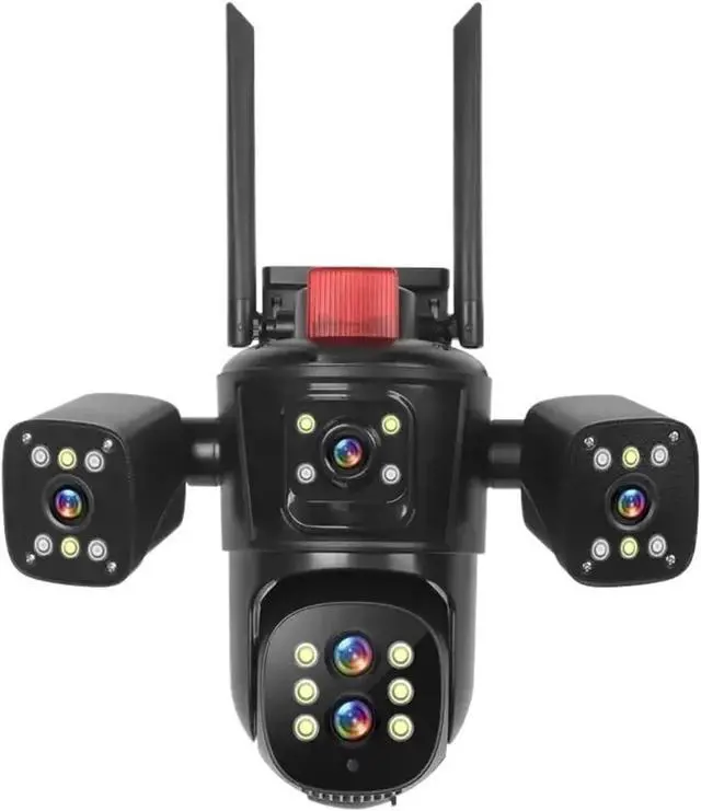 Main image of 10K 20MP AI Auto Tracking Color Night Vision PTZ 360° 10X Zoom 4 Screens Outdoor Camera Motion Detection Human Alarm