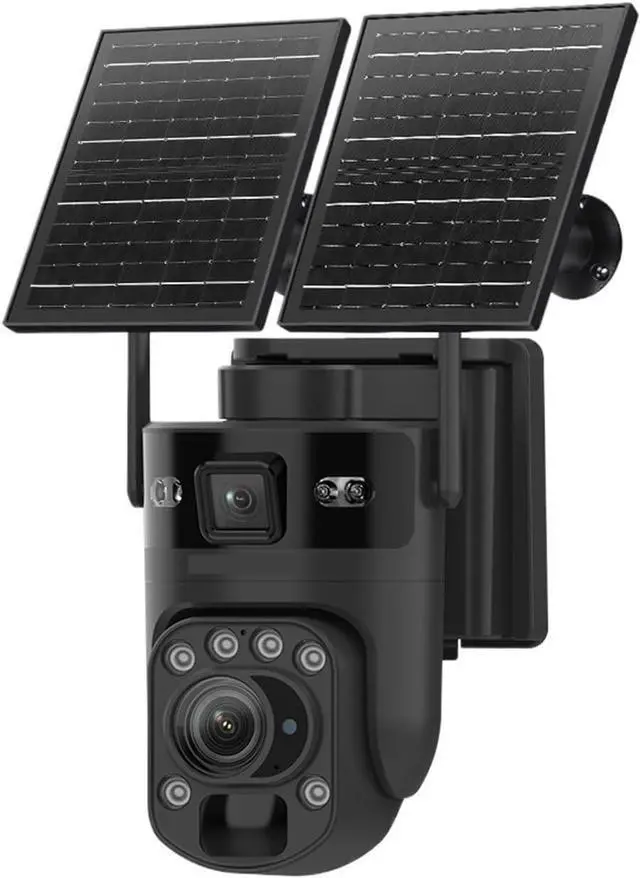 Main image of 10MP Dual Screen Solar Security Camera, 4G WiFi Outdoor Cam with 36X Zoom, AOV+PIR & Human Auto Tracking, 24/7 Recording