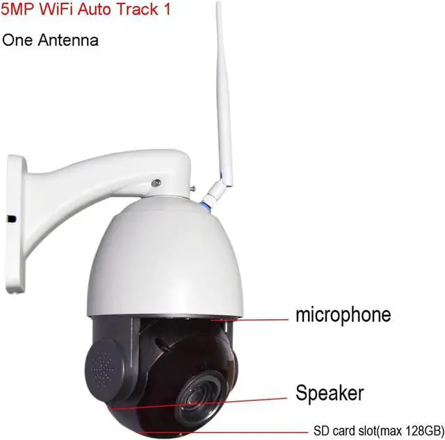 Alt view image 5 of 6 - 4K 8MP 5MP 4MP 2MP POE IP PTZ Camera Outdoor 30X Zoom Speed Dome POE Surveillance Camera 80m IP66