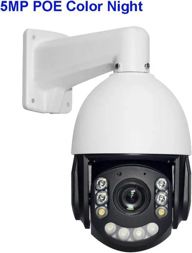 Alt view image 4 of 6 - 4K 8MP 5MP 4MP 2MP POE IP PTZ Camera Outdoor 30X Zoom Speed Dome POE Surveillance Camera 80m IP66
