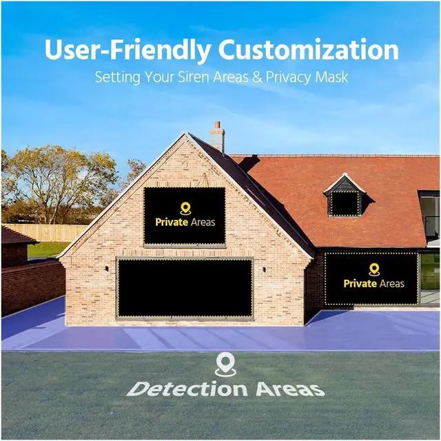 Alt view image 5 of 6 - 12MP Outdoor Smart Dual Light PoE Security Camera Color Night Vision Built-in Microphone IP67 Smart Home H.265+