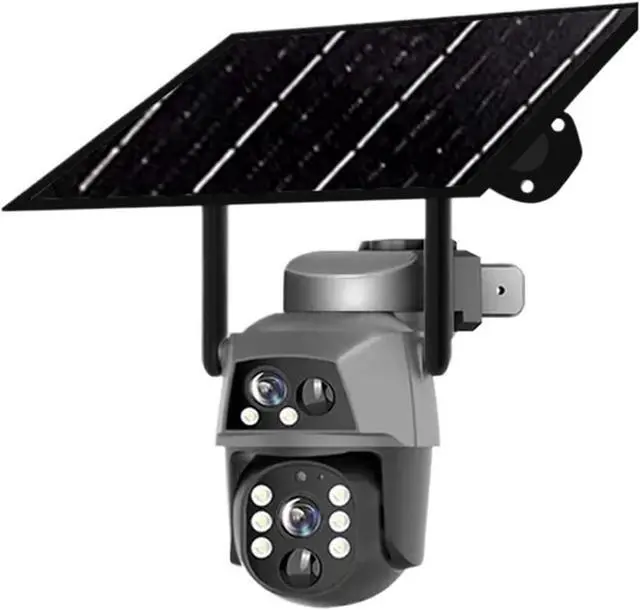 Main image of 4K 8MP Dual Lens Solar Security Camera, 4G WiFi Battery Powered Outdoor IP Cam with Dual PIR Human Detection & Night Vision