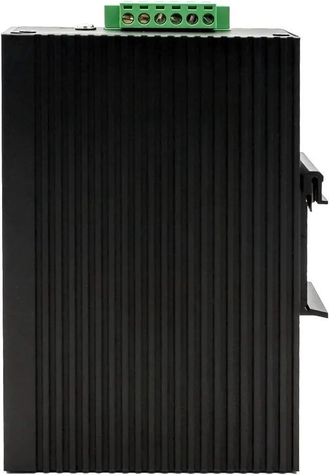 Alt view image 5 of 6 - 8-Port Industrial Ethernet Switch, 10/100 Mbps Unmanaged DIN Rail Switch