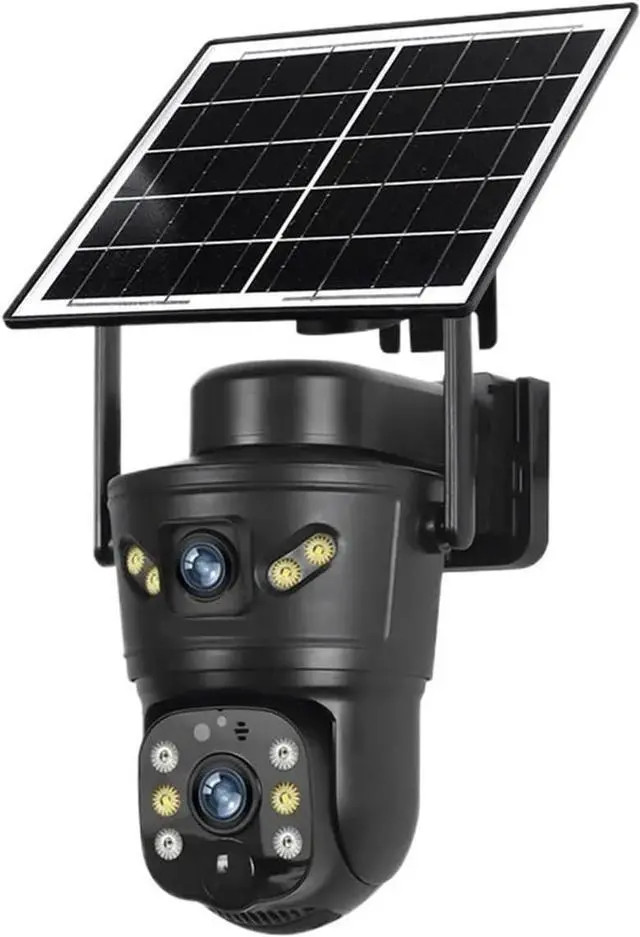 Main image of 4K 8MP Dual Lens Solar PTZ Security Camera, 4G WiFi Battery Powered Outdoor Cam with Auto Tracking & Waterproof Design