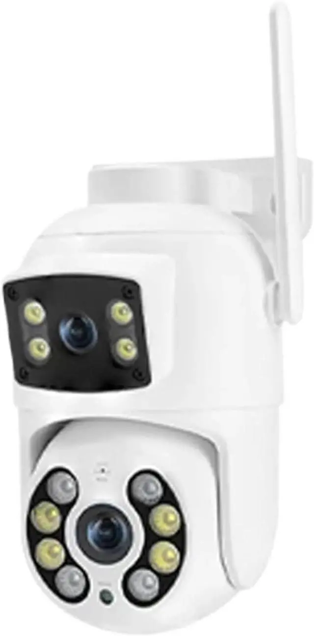 Main image of 4K 8MP Dual Lens Dual Screen PTZ Security Camera, Wireless WiFi Outdoor IP Cam with AI Human Detection & Night Vision